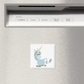 Niedlich Friendly Cartoon Unicorn Magnet (In Situ (Geschirrspüler))
