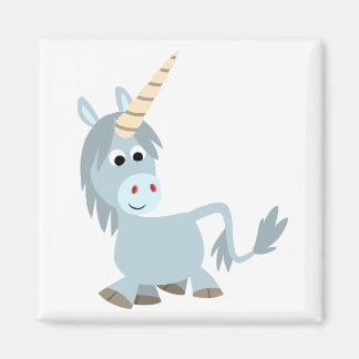 Niedlich Friendly Cartoon Unicorn Magnet