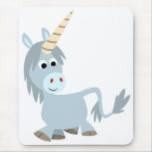 Niedlich Friendly Cartoon Unicorn Mousepad (Vorne)