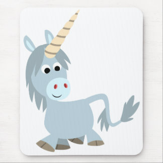 Niedlich Friendly Cartoon Unicorn Mousepad