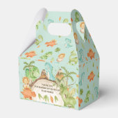 Niedlich Friendly Dinosaurier Boy Birthday Baby Du Geschenkschachtel (Rückseite)