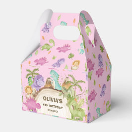 Niedlich Friendly Dinosaurier Girl Birthday Baby S Geschenkschachtel