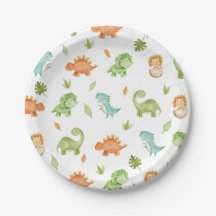 Niedlich Friendly Dinosaurs Party T-Rex Brontosaur