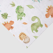 Niedlich Friendly Dinosaurs T-Rex Decoupage Seidenpapier (Ausschnitt)