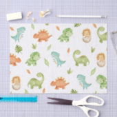 Niedlich Friendly Dinosaurs T-Rex Decoupage Seidenpapier (Handwerk)