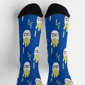 Niedlich Fries Junk Food Muster Socks Socken (Oben)