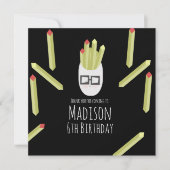 Niedlich Fries Restaurant Geburtstagsparty Danke (Vorderseite)