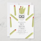 Niedlich Fries Restaurant Geburtstagsparty Einladung (Vorderseite)