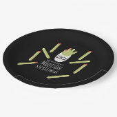 Niedlich Fries Restaurant Geburtstagsparty Pappteller (Schrägansicht)