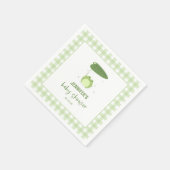 Niedlich Frog Baby Dusche Serviette (Ecke)