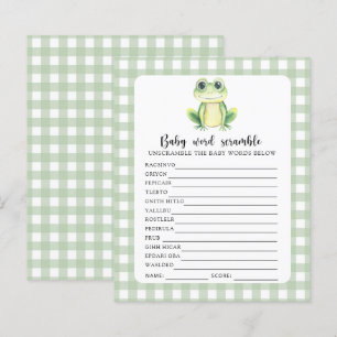 Niedlich Frog Baby Word Scramble Game