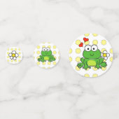 Niedlich Frog Birthday Table Confetti Konfetti (Rückseiten)