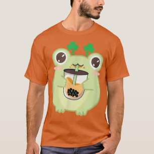 Niedlich Frog Boba Tea Tee Tee Teekessel Ästhetisc