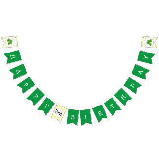 Niedlich Frog Happy Birthday Banner
