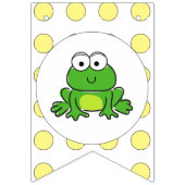 Niedlich Frog Happy Birthday Banner (Erste Fahne)