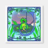 Niedlich Frog Initial J Magnet (Vorne)