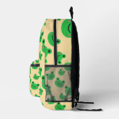 Niedlich Frog Kids School mit anfänglicher Ausbild Bedruckter Rucksack (Rechts)
