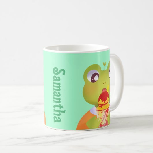 Niedlich Frog Mangoneadas Kaffeetasse (VorderseiteRechts)