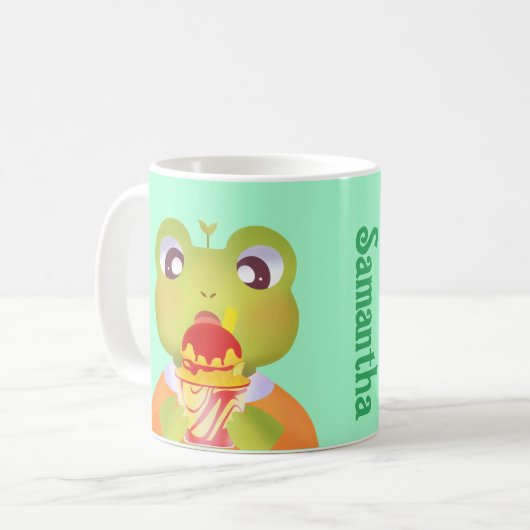 Niedlich Frog Mangoneadas Kaffeetasse (Vorderseite Links)