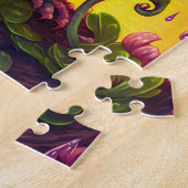 Niedlich Frog Monster Fantasie Art Jigsaw Puzzle (Seite)