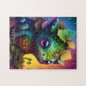 Niedlich Frog Monster Fantasie Art Jigsaw Puzzle (Horizontal)