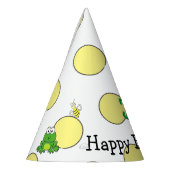 Niedlich Frog Polka Dot Birthday Party Hat Partyhütchen (Links)