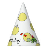 Niedlich Frog Polka Dot Birthday Party Hat Partyhütchen (Rechts)