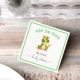 Niedlich Frog Prince Baby Dusche Napkins Serviette