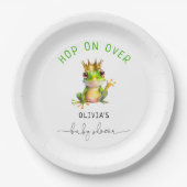 Niedlich Frog Prince Baby Duschpapier Teller (Vorderseite)