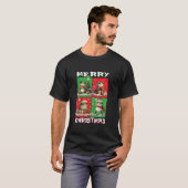 Niedlich Frog Santa Animals Lover Frohe Weihnachts T-Shirt (Vorne ganz)