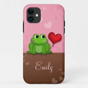 Niedlich Froggy Heart Balloon iPhone 5 Fall Case-Mate iPhone Hülle