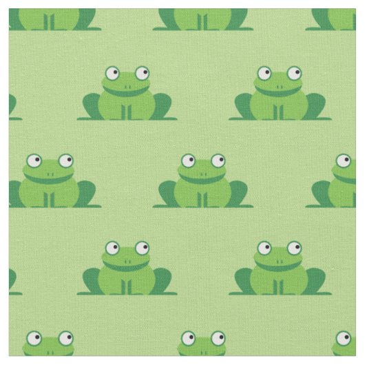Niedlich Frogs Kinder Baby Kinderzimmer Stoff (Nahaufnahme)