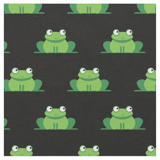 Niedlich Frogs Kinder Baby Kinderzimmer Stoff (Nahaufnahme)