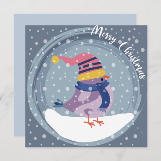 Niedlich frohe Weihnachten (Vorne/Hinten)