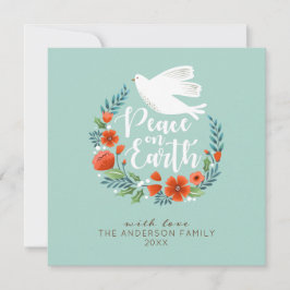 Niedlich Frohe Weihnachten Blumenreath Foto