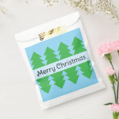 Niedlich frohe Weihnachten Einfache Baumdesign Bla Geschenktütchen (Versiegelt)