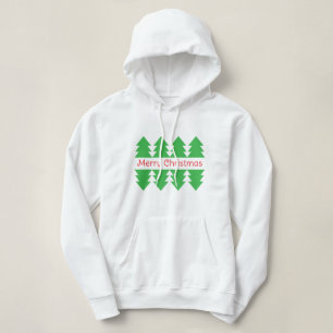 Niedlich frohe Weihnachten Einfache Baumgestaltung Hoodie