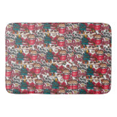 Niedlich frohe Weihnachten - Feiertag Badematte (Vorderseite)