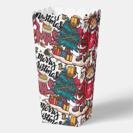 Niedlich frohe Weihnachten - Feiertag Geschenkschachtel