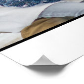 Niedlich Frohe Weihnachten Foto Poster (Ecke)