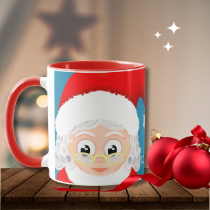 Niedlich Frohe Weihnachten Frau Claus Kaffeetasse