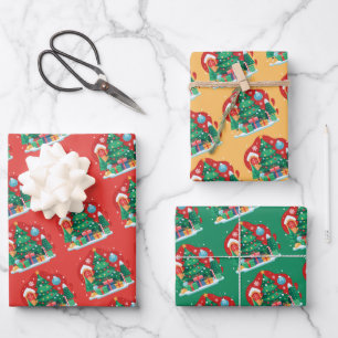 Niedlich frohe Weihnachten Geschenkpapier Set