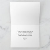 Niedlich Frohe Weihnachten Snowman Pastel Glitzer Karte (Innenseite)