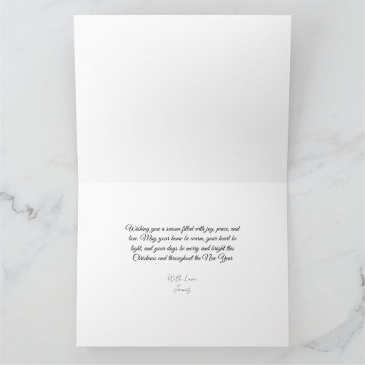 Niedlich Frohe Weihnachten Snowman Pastel Glitzer Karte (Innenseite)