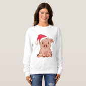 Niedlich frohe Weihnachten Sweatshirt (Vorne ganz)