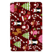 Niedlich frohe Weihnachten Weihnachten Weihnachten Magnet (Vertikal)