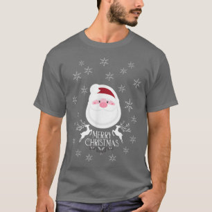 Niedlich Frohe Weihnachten Weihnachtsmann Reindeer T-Shirt
