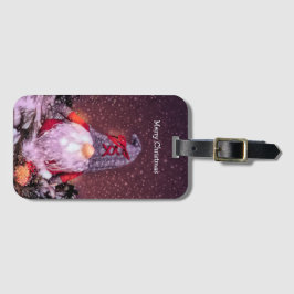 Niedlich frohe Weihnachten Whimsical Gnome Holiday Gepäckanhänger