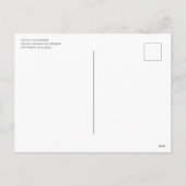 Niedlich frohe Weihnachts-Dackel Feiertagspostkarte (Rückseite)