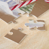 Niedlich Frohe Weihnachts-Lebkuchenhaus Puzzle (Seite)